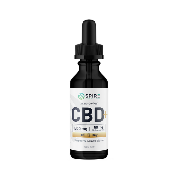 Picture of CBD Daytime Oil bottle displaying Milligrams